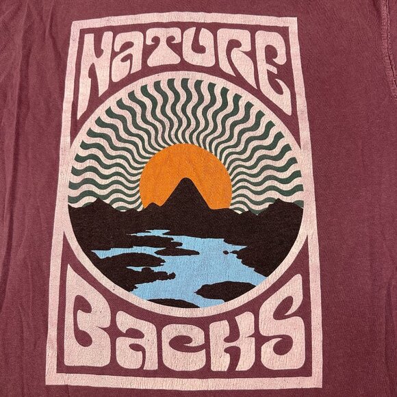 Nature Backs Comfort Colors Size S Graphic T-Shirt - Picture 1 of 7